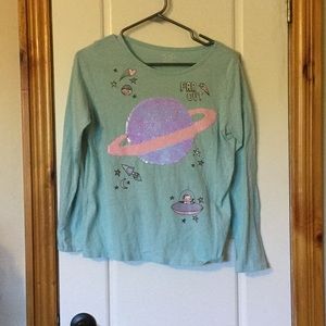 DEC 15 LAST DAY! CLEARANCE: Sequinned Long Sleeve T-Shirt